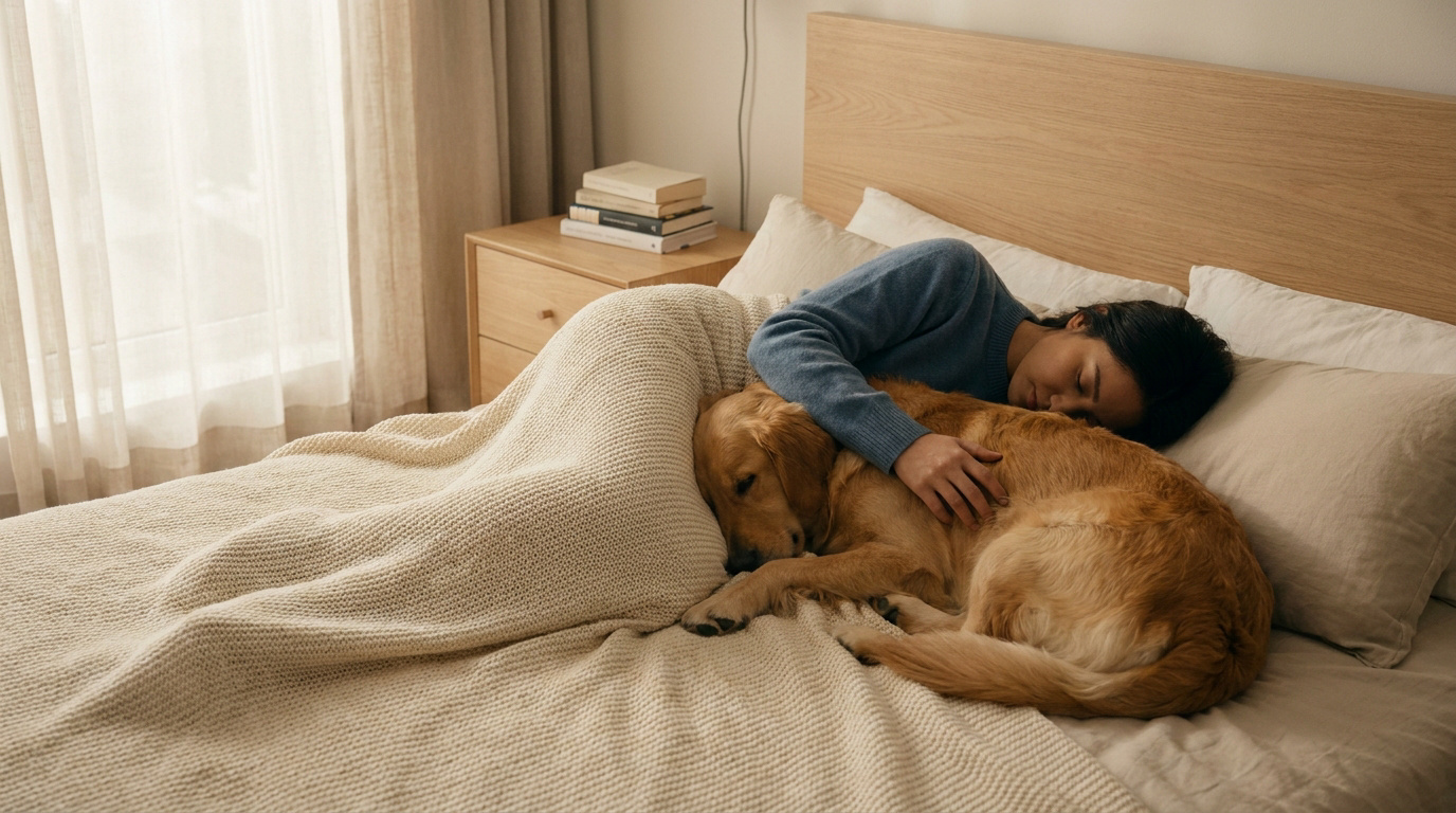 Dormir avec son chien : bonne ou mauvaise idée ?