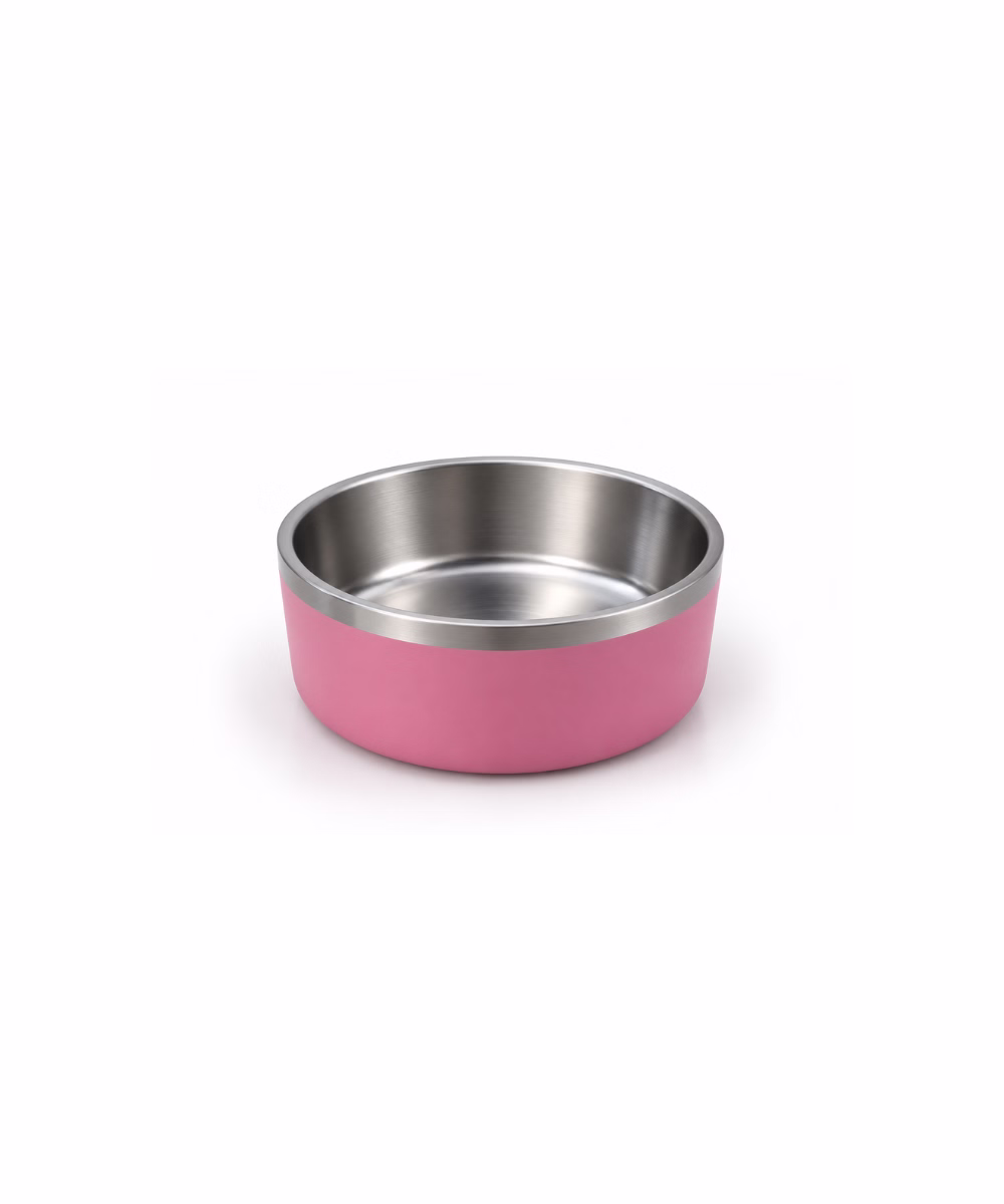 Gamelle Inox pour chien Rose - Image 1