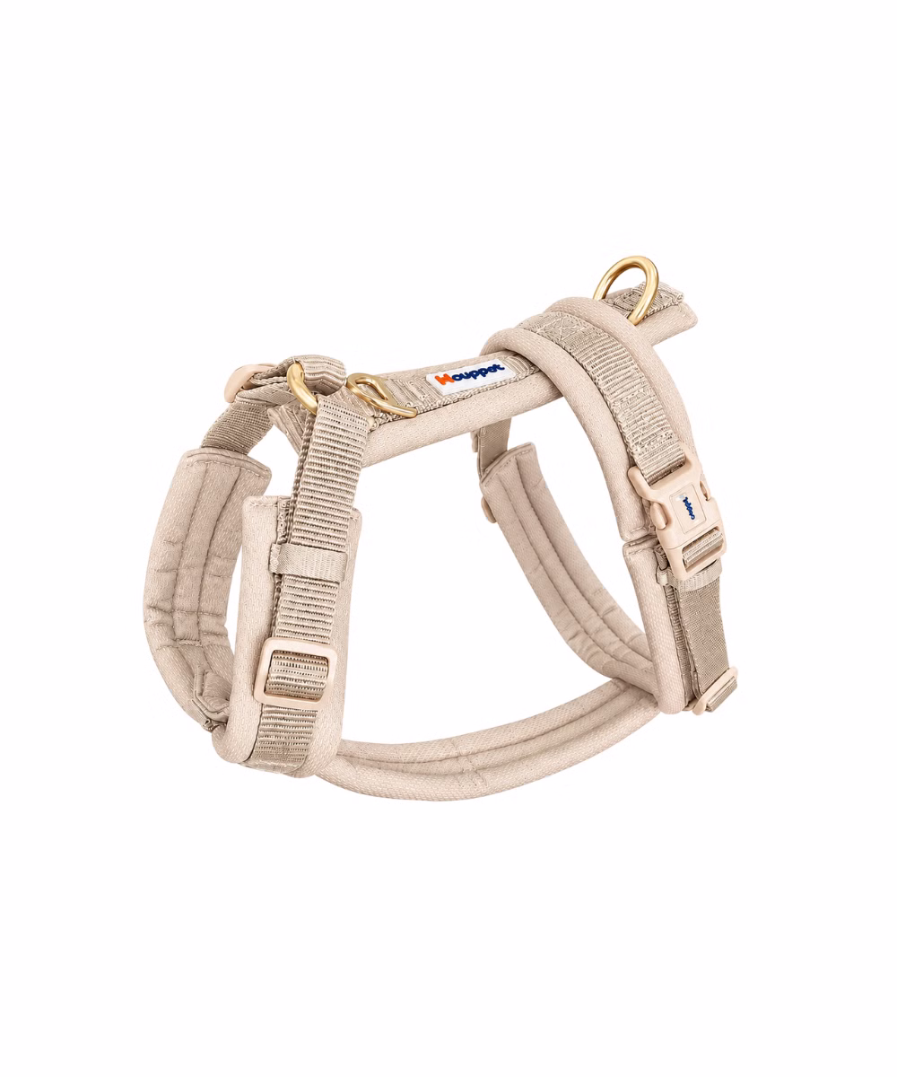 Harnais en Y pour Chien Beige - Image 1